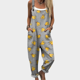 Emma - Bequeme bedruckte Latzhose