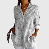 Gundula - Leichte und farbenfrohe Druckbluse