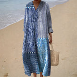 Erna - Flatterndes Bedrucktes Sommerkleid