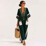 Hildegard - Kaftan Grünes Ethnisch