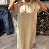 Malwine - Lässiges Kapuzenkleid