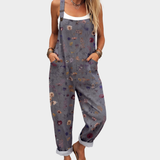 Heidrun - Bequeme bedruckte Latzhose