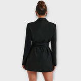 Helene - Blazer-Kleid mit V-Ausschnitt