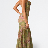 Hildegard - Lange Robe mit Korsett