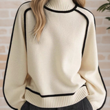 Mechthild - Eleganter Pullover mit hohem Kragen