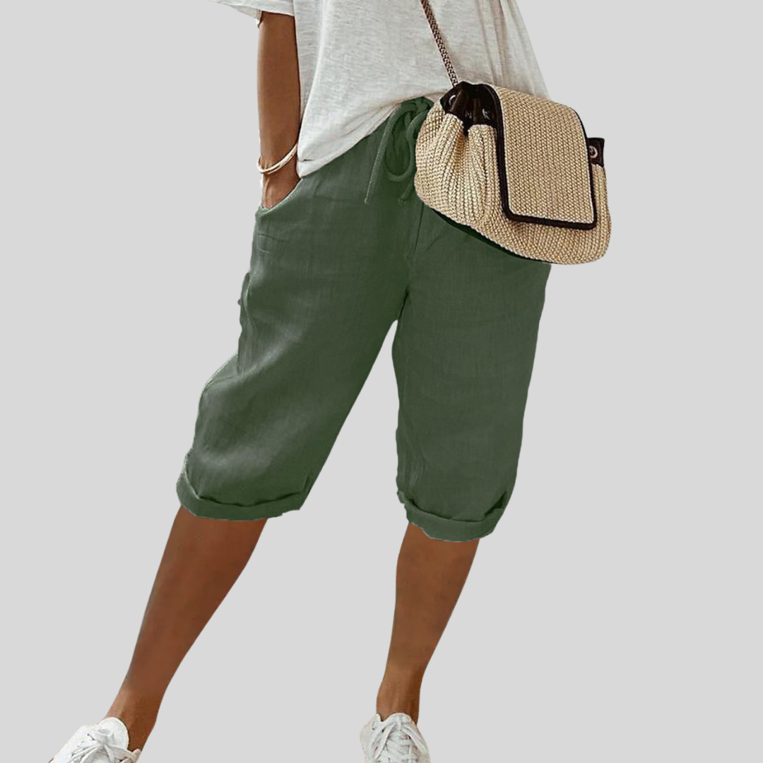 Anna - Elegante Kurze Fließende Komfortshorts