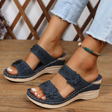 Cornelia - Komfortable Keil-Sandalen