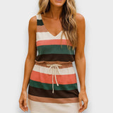 Griselda - Gestreiftes Mini-Kleid