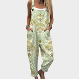 Frauke - Bequeme bedruckte Latzhose
