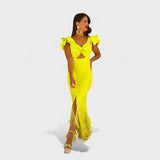 Leni - Neon Flamenco Kleid