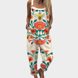 Carola - Bequeme bedruckte Latzhose