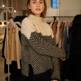 Ingeborg - Baumwollpullover mit Stehkragen