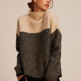 Ingeborg - Baumwollpullover mit Stehkragen