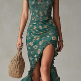 Amalie - Maxikleid im Retro-Boho-Stil