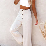 Ernestine - Hochtaillierte Lockere Hose