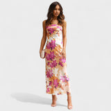 Kunigunde - Ärmelloses Satin-Kleid