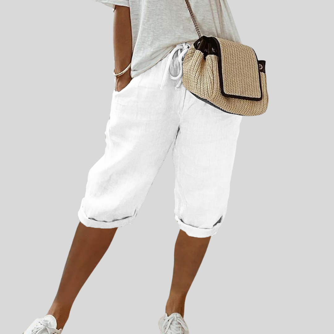 Anna - Elegante Kurze Fließende Komfortshorts