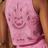 Bettina - Set Rosa aus Spitze