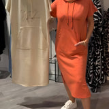 Malwine - Lässiges Kapuzenkleid
