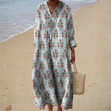 Irene - Flatterndes Sommerkleid mit Druck