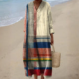 Wilhelmine - Boho-Patchwork-Kleid