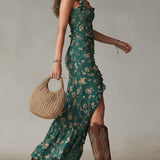 Amalie - Maxikleid im Retro-Boho-Stil