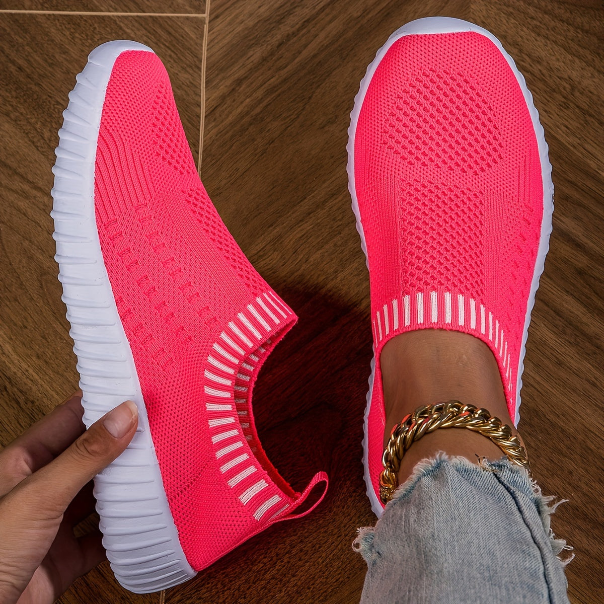 Claudia - Ultraleichte rutschfeste Socken-Sneaker