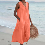 Renate - Kleid mit V-Ausschnitt