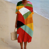 Dorle - Buntes Patchwork-Kleid
