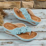 Christel - Bequeme Blumensandalen