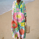 Henriette - Flatterndes Sommerkleid mit Druck