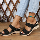 Cornelia - Komfortable Keil-Sandalen