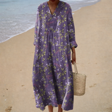Gudrun - Flatterndes Sommerkleid mit Druck