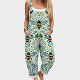 Christa - Bequeme bedruckte Latzhose