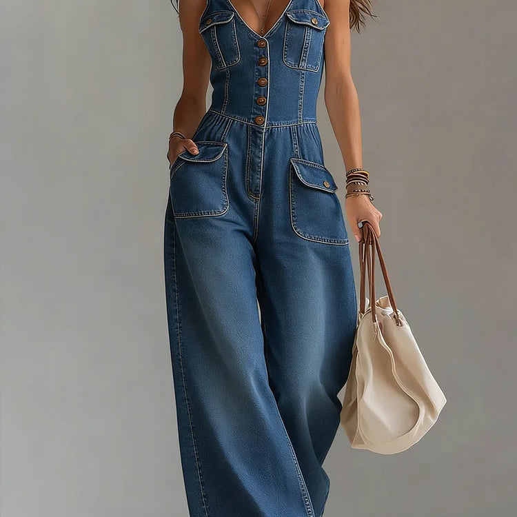 Christiane - Lässige Denim-Latzhose