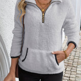 Julia - Mid-Hoodie mit Reißverschluss