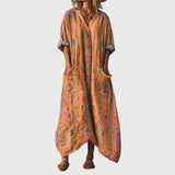 Antje - Maxikleid mit buntem Muster
