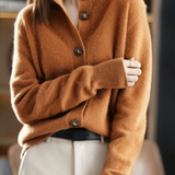 Klara - Cardigan aus Kaschmir im Retro-Stil