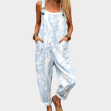 Ilse - Bequeme bedruckte Latzhose