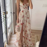 Herta - Midi-Kleid mit floralem Muster