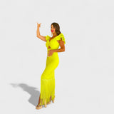 Leni - Neon Flamenco Kleid