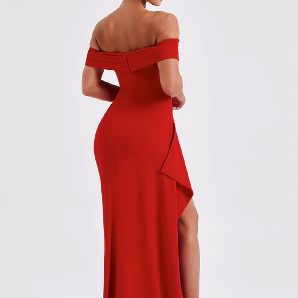 Heidemarie - Luxus Maxi Kleid