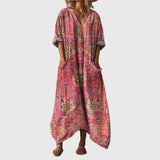 Christa - Maxikleid mit buntem Print