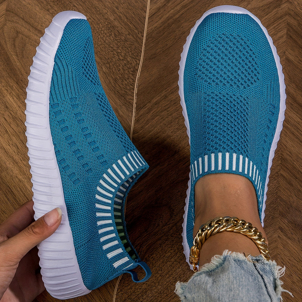 Claudia - Ultraleichte rutschfeste Socken-Sneaker