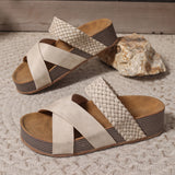 Angelika - Elegante Geflochtene Sandalen