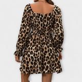 Alwine - Kleid mit Leopardenmuster