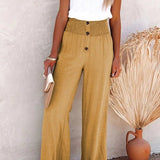 Ernestine - Hochtaillierte Lockere Hose