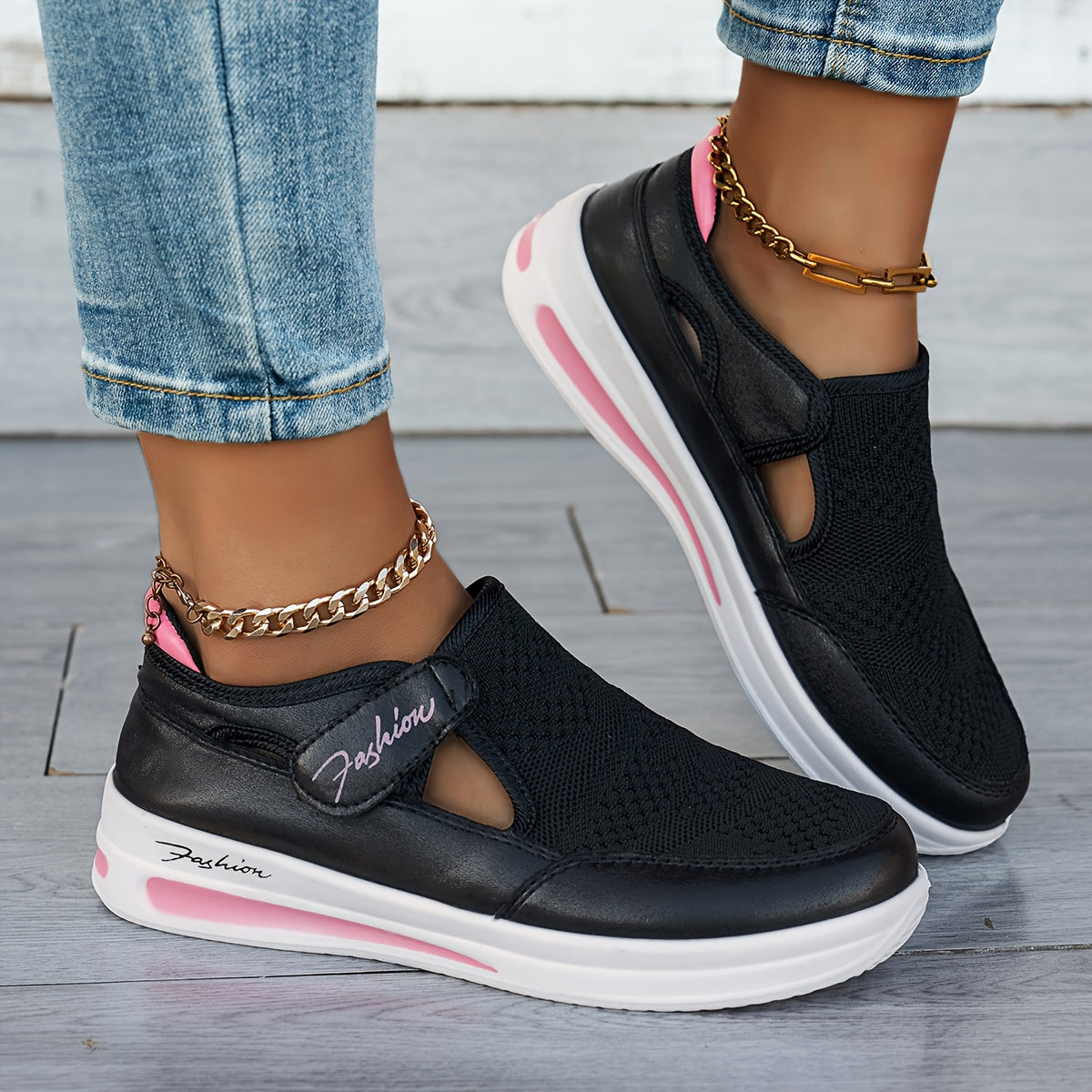 Alwine - Atmungsaktive Slip-On-Sneaker mit stabilem Komfort