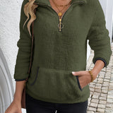 Julia - Mid-Hoodie mit Reißverschluss