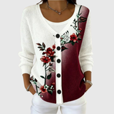 Theodora - Bequemer Strickcardigan mit Knöpfen